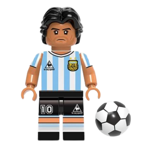 Minifigura de Diego Armando Maradona de la Selección Argentina
