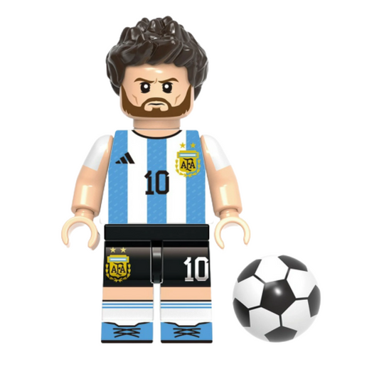 Minifigura de Lionel Messi de la Selección Argentina