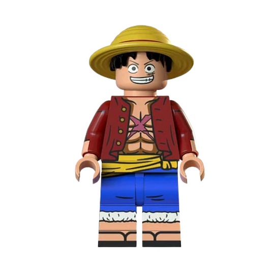 Minifigura de Luffy de One Piece