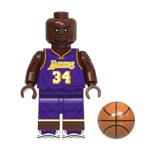 Minifigura de Shaquille O'Neal de Los Angeles Lakers